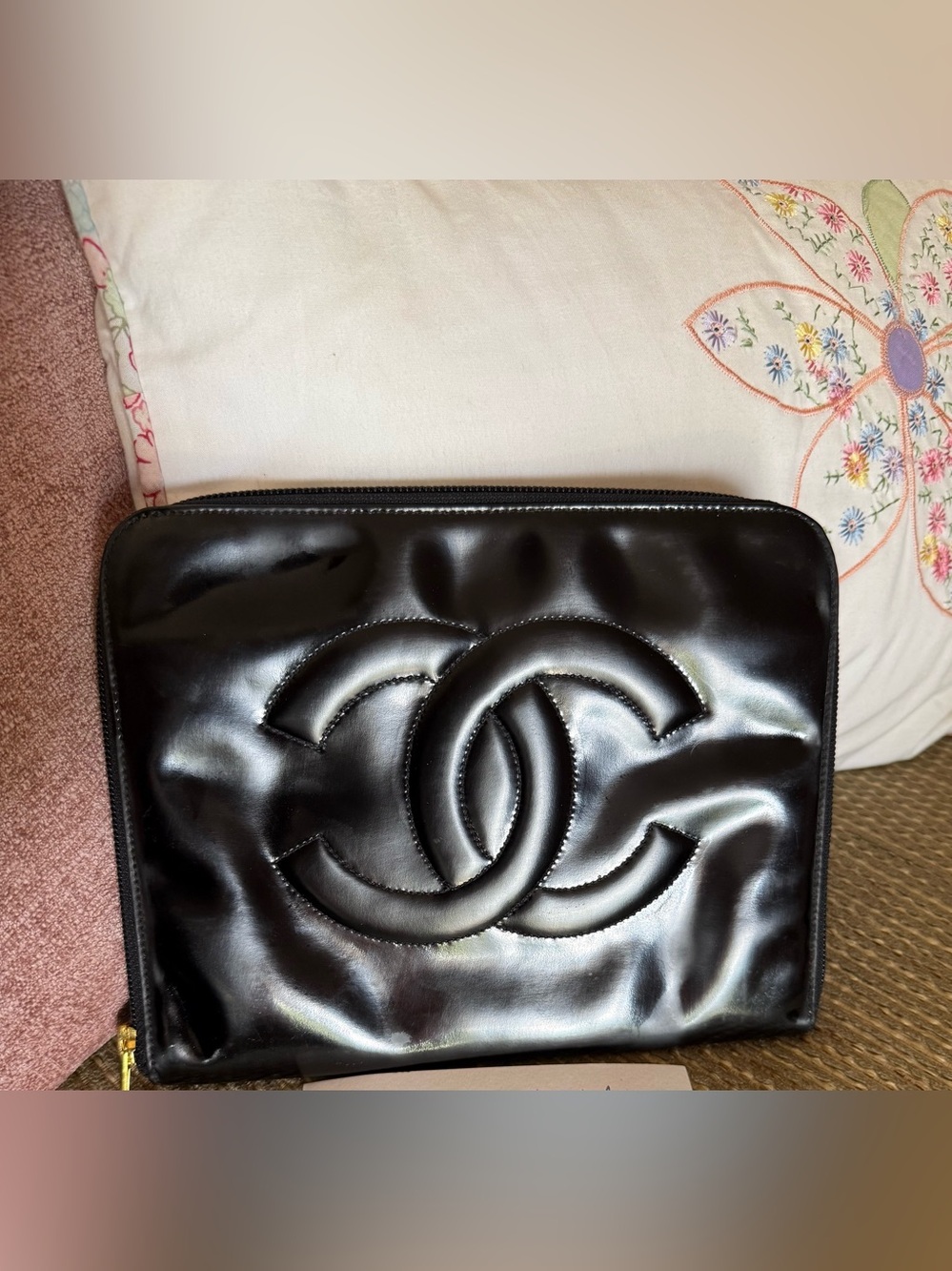 Authentic Vintage Chanel Timeless Clutch Bag